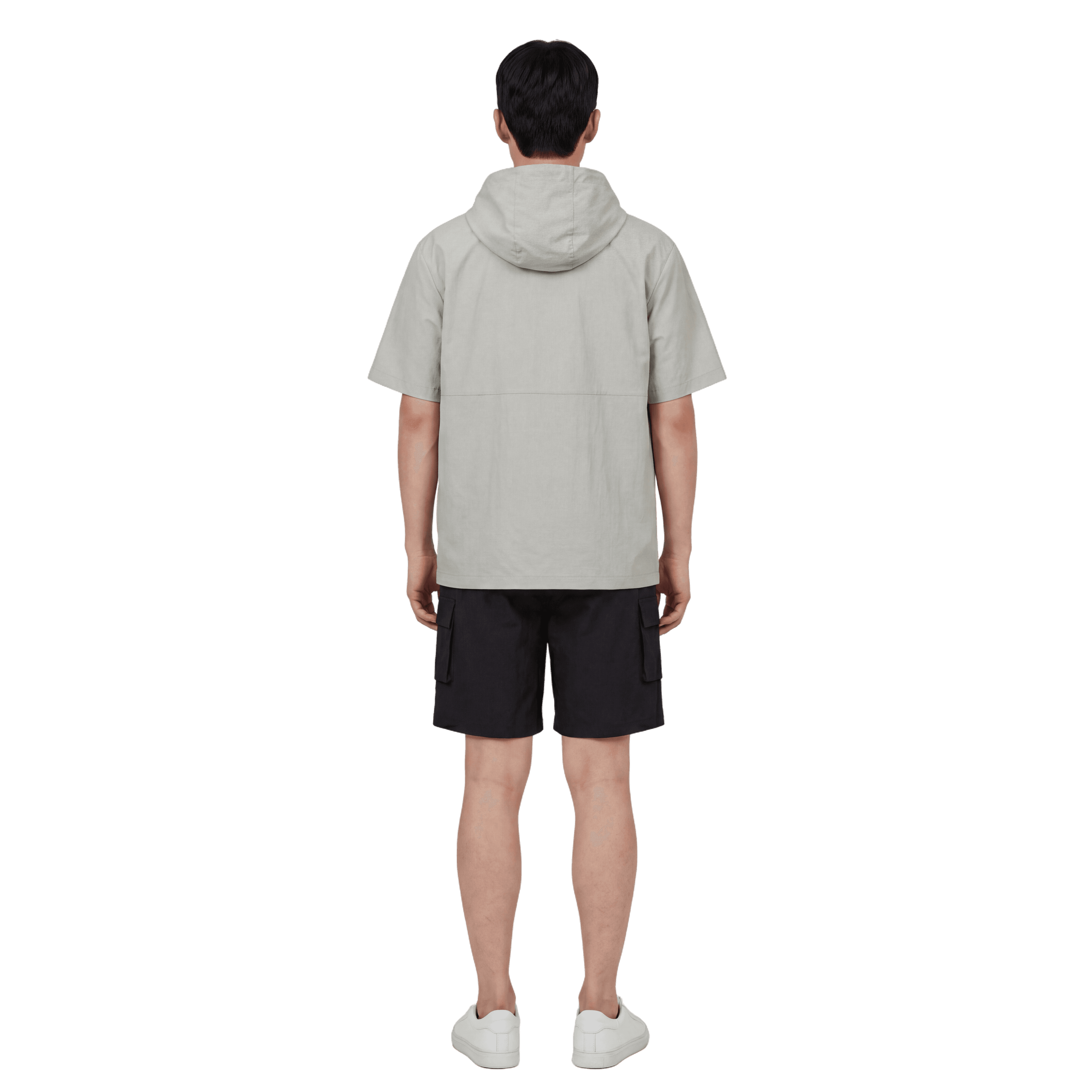 네이처 후드 반팔아노락 7