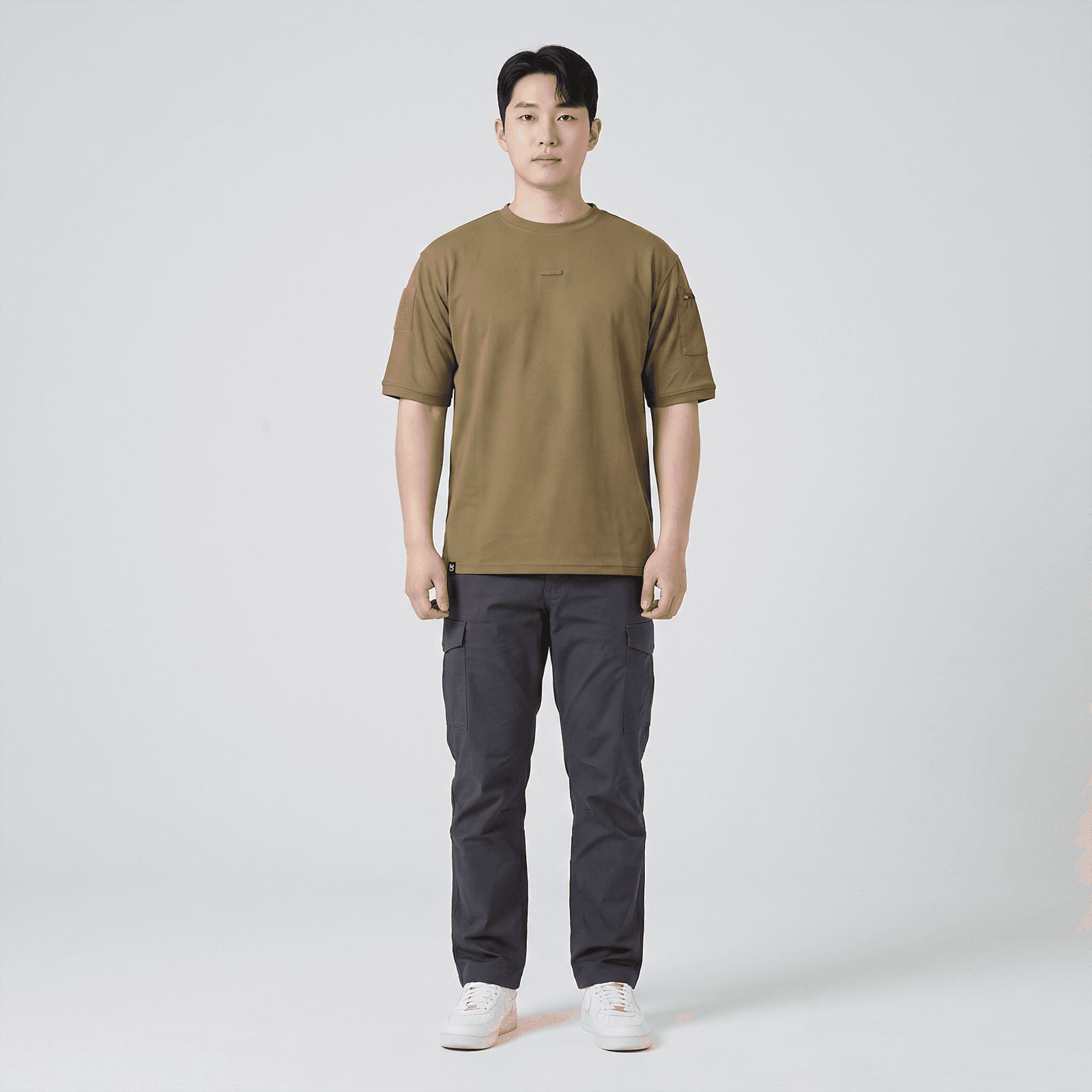 택티컬 혼방 라운드 반팔 2