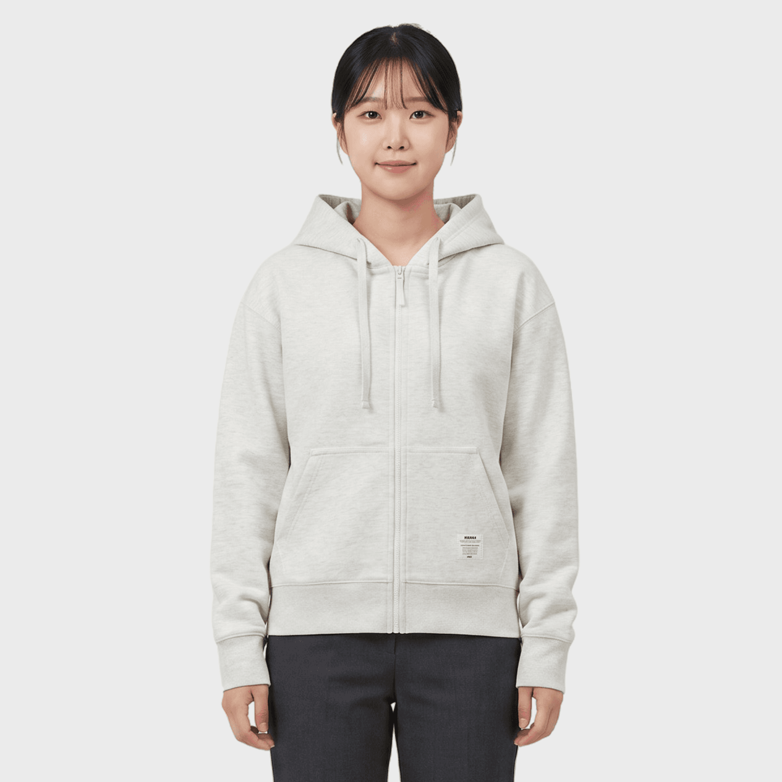 우먼 스웨트 풀집 후디