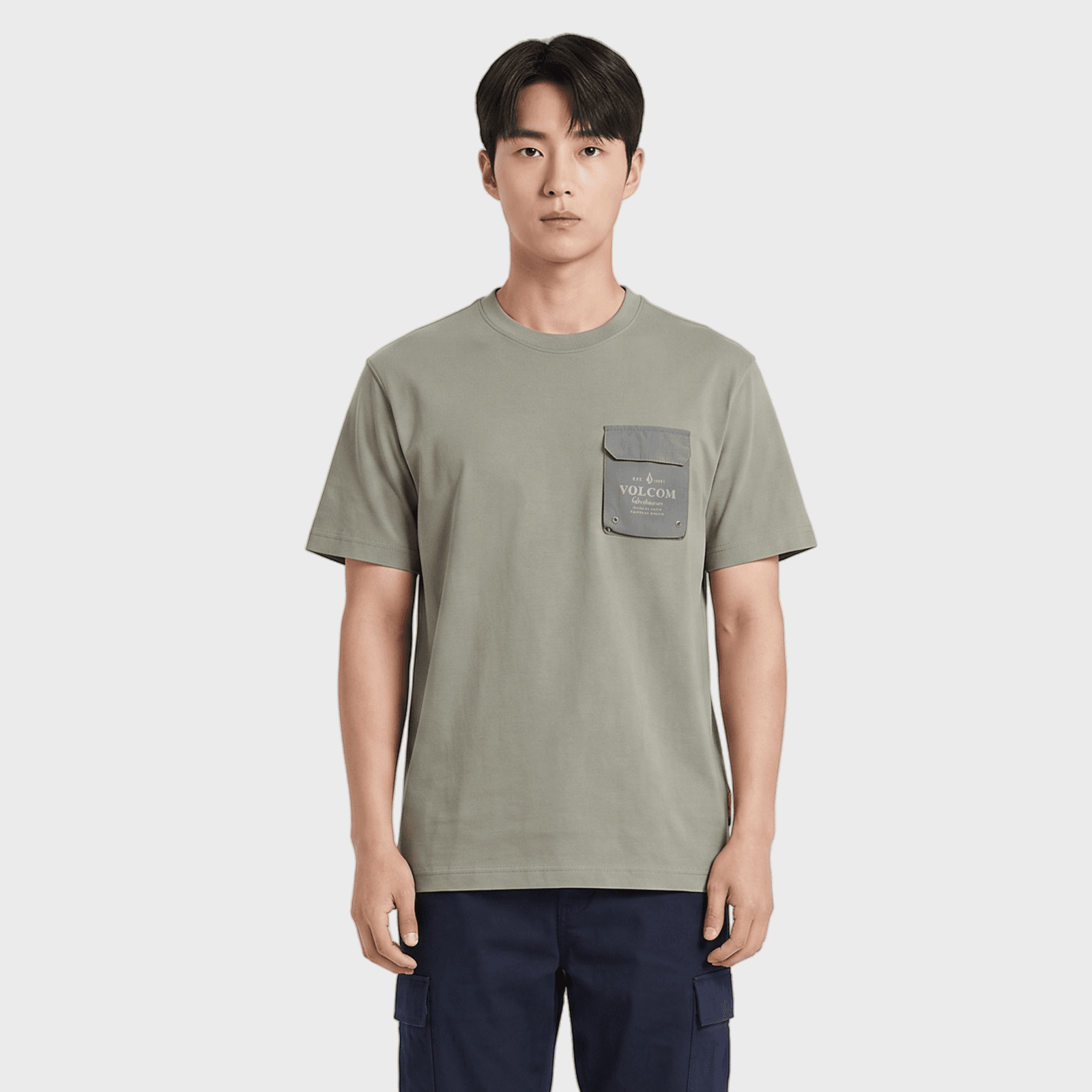 우븐 포켓 티셔츠