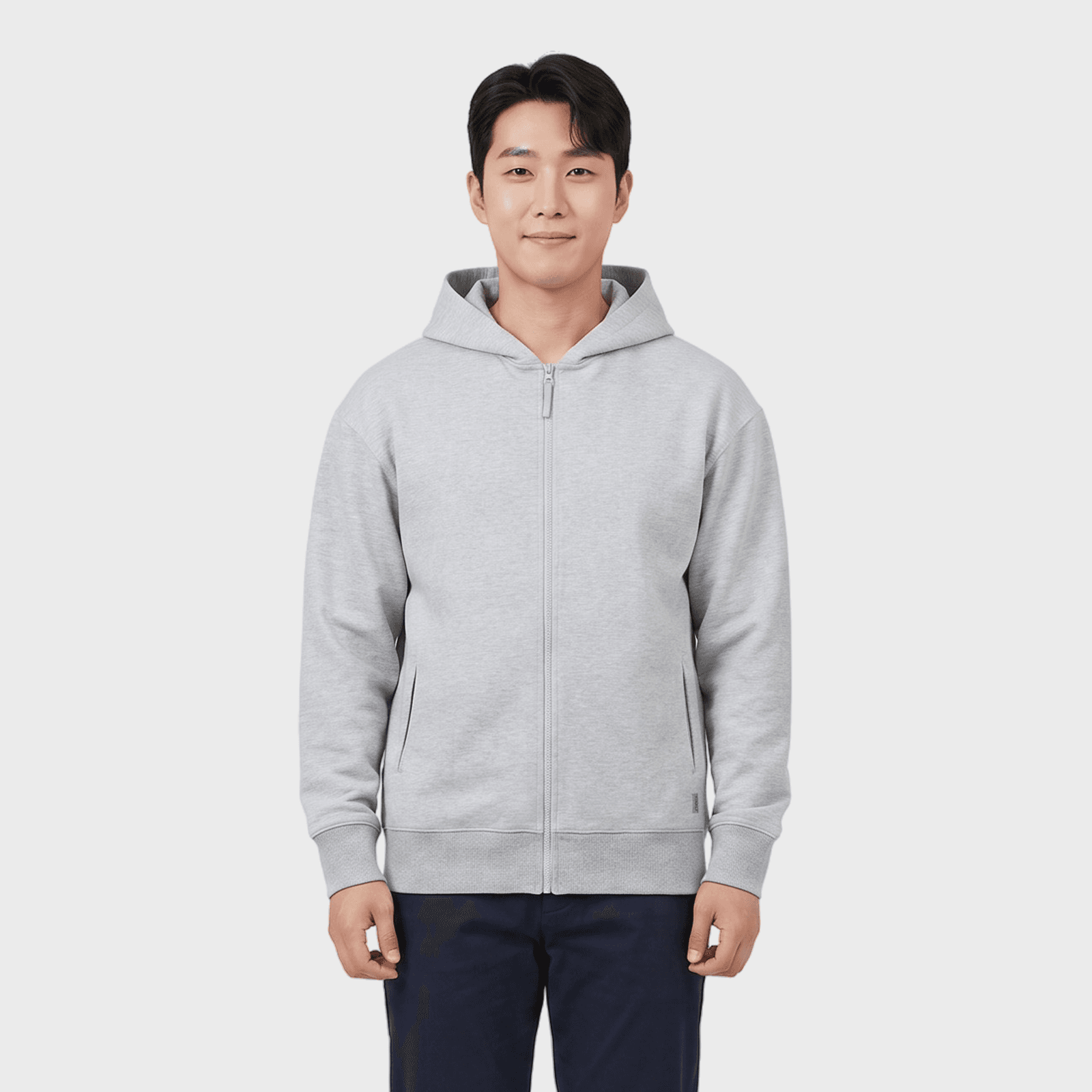 루즈핏 스웨트 집업